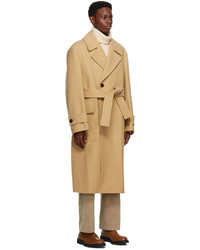 Solid Homme Brown Trench Coat