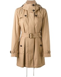 Burberry Brit Hooded Trench Coat