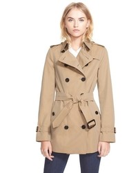 Burberry Horn Look Button Gabardine Trench Coat | Where to buy & how to ...
