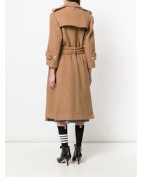 Thom Browne Camel Hair Double Breasted Trench Coat