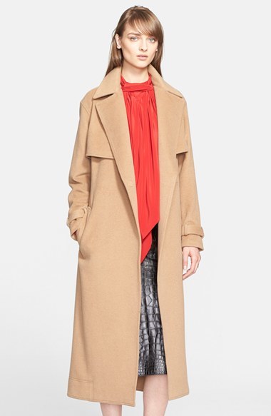 Jason Wu Camel Hair Trench Coat, $3,995 | Nordstrom | Lookastic.com