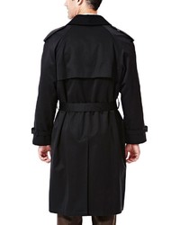 Haggar Classic Fit Double Breasted Trench Coat