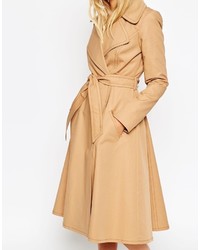 Asos Collection Trench With Contrast Stitch Detail