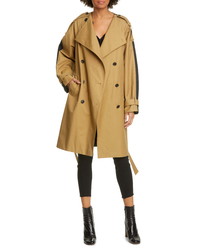 Frame Colorblock Trench Coat