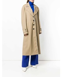 Marni Contrast Stitching Trench Coat
