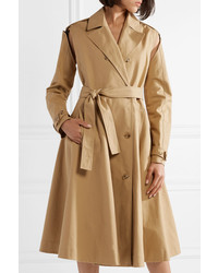 Calvin Klein 205W39nyc Convertible Double Breasted Cotton Twill Trench Coat
