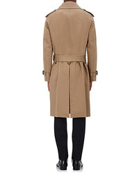 Burberry Cotton Double Breasted Trench Coat