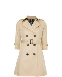 GUILD PRIME Cropped Sleeve Trench Coat