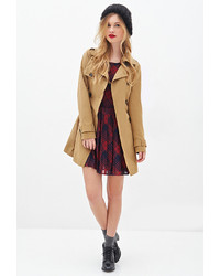 Forever 21 Double Breasted Trench Coat