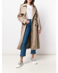 Miu Miu Double Breasted Trench Coat