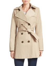 Via Spiga Double Breasted Trench Coat