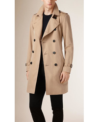Burberry Down Filled Cotton Gabardine Trench Coat