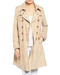 Steve Madden Faux Suede Trench Coat