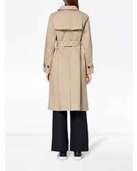 MACKINTOSH Fawn Bonded Cotton Fly Fronted Trench Coat Lr 061d