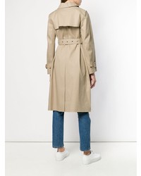 MACKINTOSH Fawn Bonded Cotton Single Breasted Trench Coat Lr 061