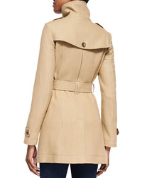 Burberry Funnel Collar Trench Coat