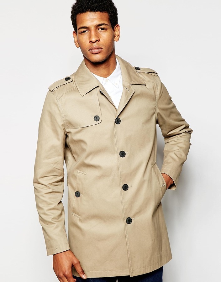 Selected Homme Trench Coat, $198 | Asos | Lookastic
