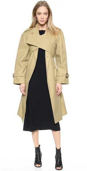 J.W.Anderson Jw Anderson Wrap Front Trench Coat, $1,670 | shopbop