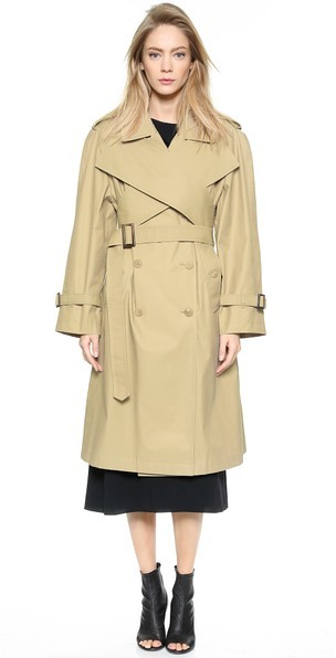 【J.W.ANDERSON】wrap front TRENCH COAT