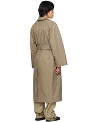 Birrot Khaki Mool Trench Coat