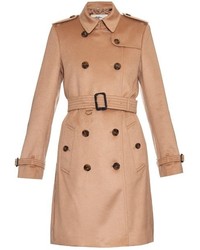 Burberry London Kensington Long Cashmere Trench Coat