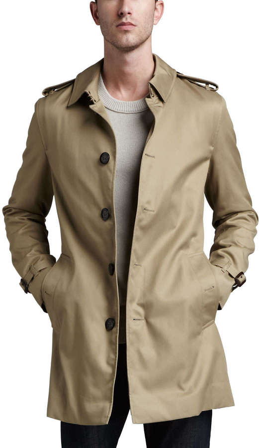 burberry men's classic trench coat