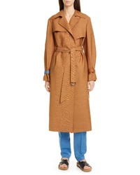 Partow Meadow Wool Blend Trench Coat