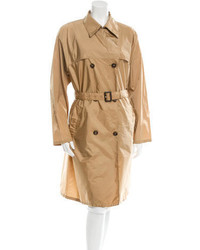 Prada Sport Double Breasted Trench Coat