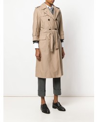 Thom Browne Reflective Tech Double Breasted Trench Coat