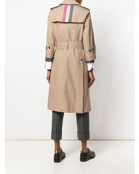 Thom Browne Reflective Tech Double Breasted Trench Coat