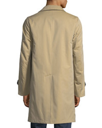 Burberry Reversible Gabardine Tweed Trench Coat