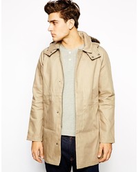 Selected Trench Coat With Hood