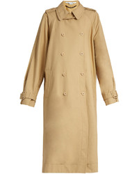 Stella McCartney Side Slit Double Breasted Trench Coat