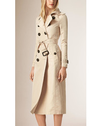 Burberry Silk Faille Trench Coat