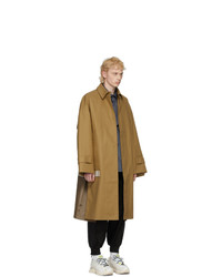 A. A. Spectrum Tan Hobo Trench Coat