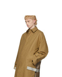 A. A. Spectrum Tan Hobo Trench Coat
