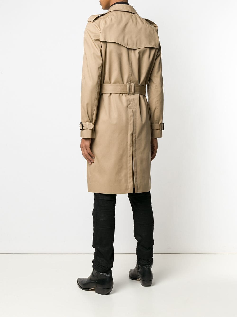 Saint Laurent Trench Coat, $2,690 | farfetch.com | Lookastic