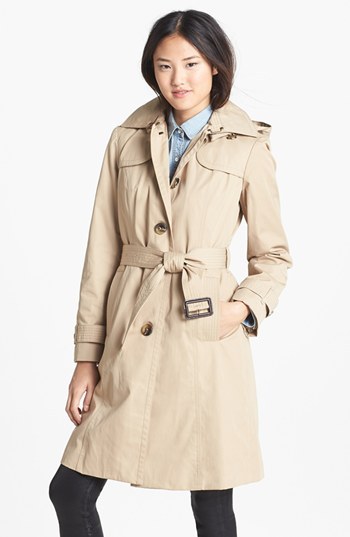 Trench Coat With Detachable Liner, Raleigh Long Trench Coat With Removable Liner