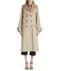 Adam Lippes Trench Coat With Vest Removable Fringe