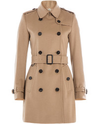 Burberry Virgin Wool Trench Coat With Cashmere