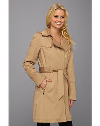 Vince Camuto Zipper Belted Trench