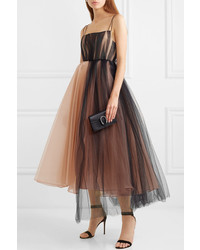 Alex Perry Lovell Organza And Tulle Midi Dress
