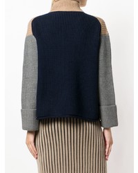 Victoria Victoria Beckham Contrast Turtle Neck Sweater