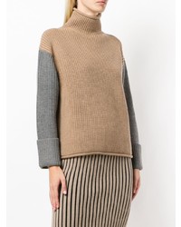 Victoria Victoria Beckham Contrast Turtle Neck Sweater