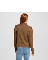 Xhilaration Mockneck Pocket Crop Sweater