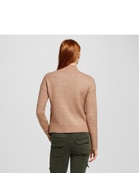 Xhilaration Mockneck Pocket Crop Sweater