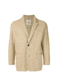 Coohem Solid Tweed Blazer