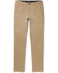 Theory Zaine Slim Fit Stretch Cotton Blend Twill Trousers