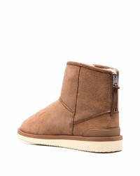 Suicoke Shearling Trim Ankle Boots