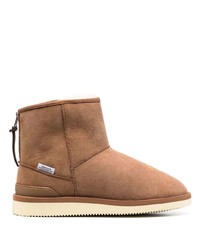 Suicoke Shearling Trim Ankle Boots